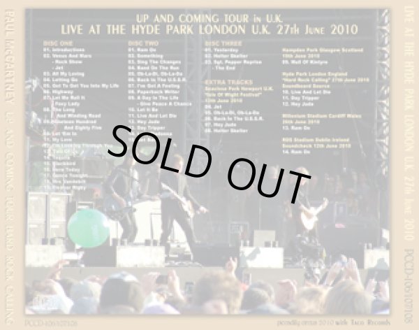 画像2: PAUL McCARTNEY / COMPLETE HARD ROCK CALLING 2010 【3CD】 (2)
