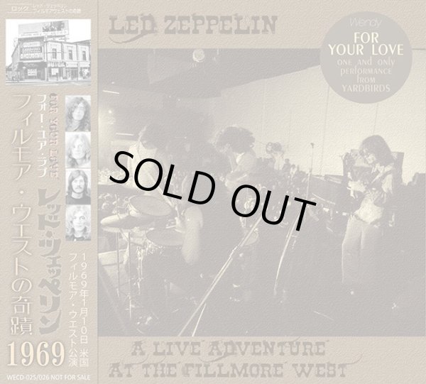 画像1: LED ZEPPELIN / A LIVE ADVENTURE AT THE FILLMORE WEST 【2CD】 (1)