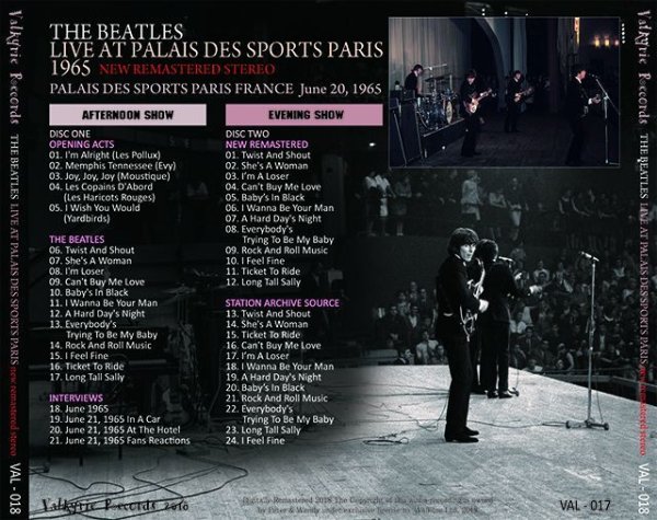 画像2: THE BEATLES / LIVE AT PALAIS DES SPORTS PARIS 1965 【2CD】 (2)