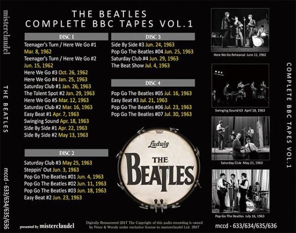 画像2: THE BEATLES / COMPLETE BBC TAPES Vol.1 【4CD+解説BOOK】 (2)