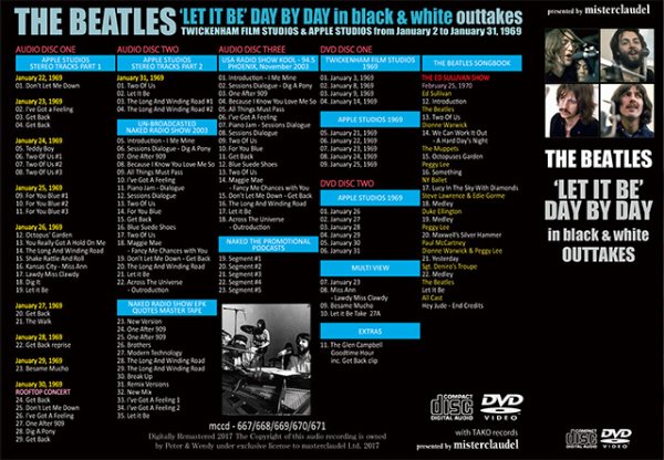 画像2: THE BEATLES / ' LET IT BE ' DAY BY DAY in black & white outtakes 【3CD+2DVD】 (2)