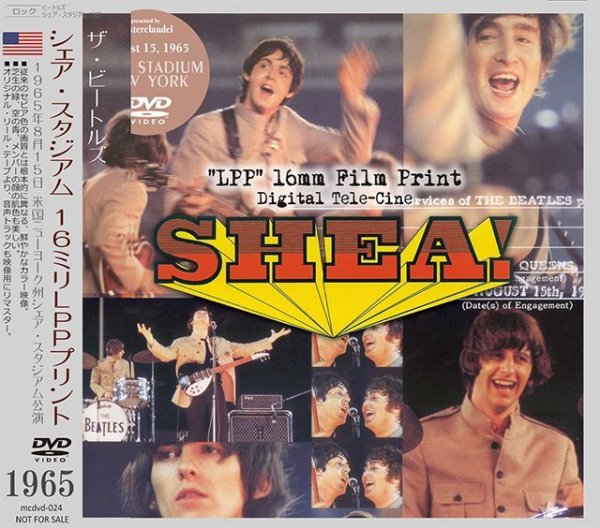 画像1: THE BEATLES / SHEA STADIUM ”LPP” 16mm PRINT DIGITAL TELE-CINE 【DVD】 (1)