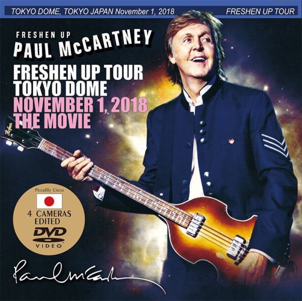 画像1: PAUL McCARTNEY / FRESHEN UP TOKYO DOME THE MOVIE November 1, 2018 【DVD】 (1)