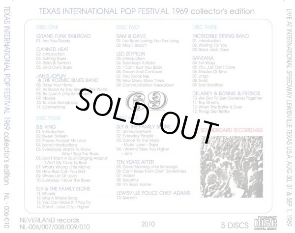 画像2: LED ZEPPELIN / TEXAS INTERNATIONAL POP FESTIVAL 【5CD】 (2)