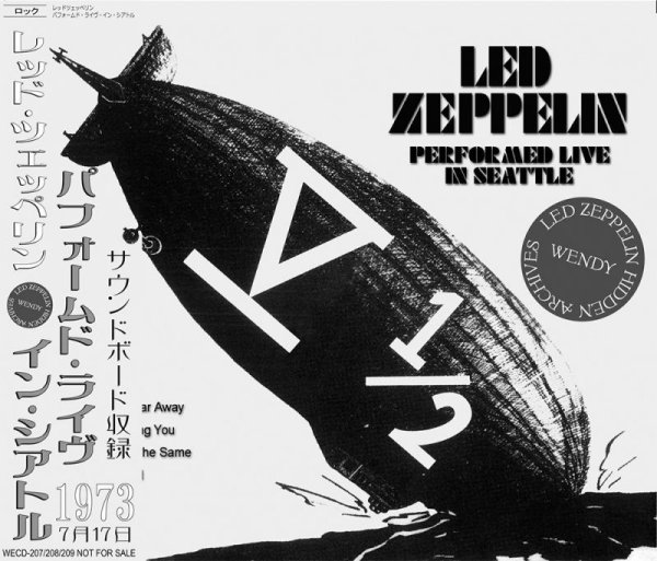 画像1: LED ZEPPELIN / PERFORMED LIVE IN SEATTLE 1973 【3CD】 (1)