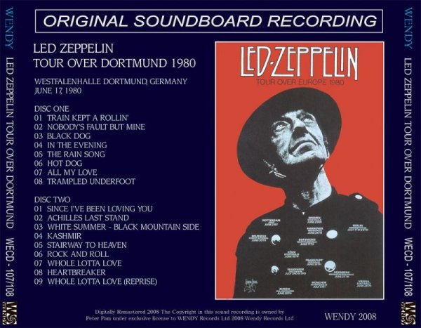 画像2: LED ZEPPELIN / TOUR OVER DORTMUND 【2CD】 (2)