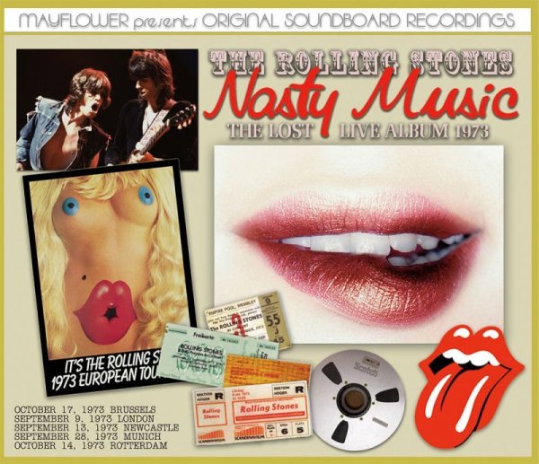 画像1: THE ROLLING STONES / NASTY MUSIC - THE LOST LIVE ALBUM - 【3CD】 (1)