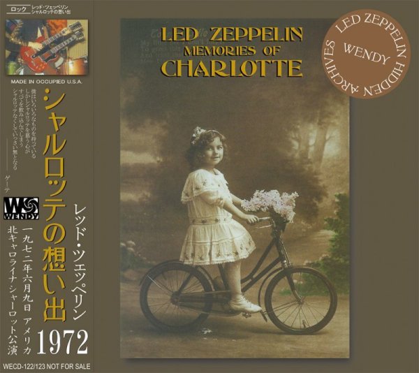 画像1: LED ZEPPELIN 1972 MEMORIES OF CHARLOTTE 2CD (1)