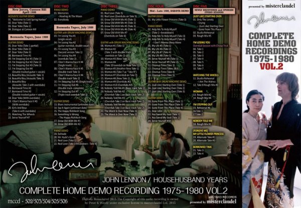 画像2: JOHN LENNON / COMPLETE HOME DEMO RECORDINGS VOL.2 【5CD】 (2)