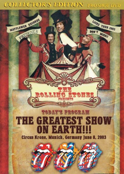 画像1: THE ROLLING STONES / THE GREATEST SHOW ON EARTH 【DVD】 (1)