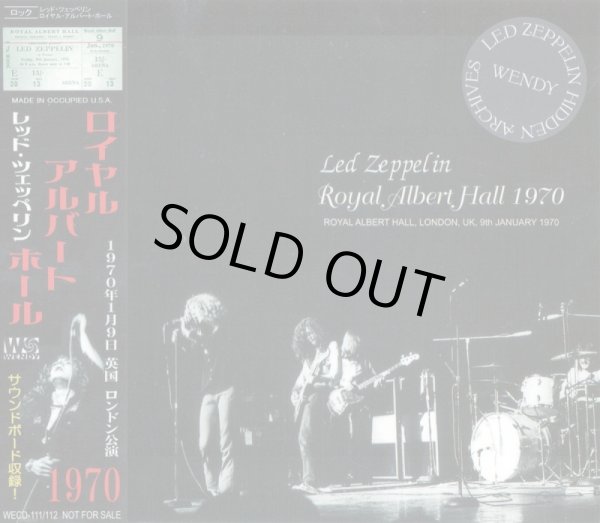 画像1: LED ZEPPELIN / ROYAL ALBERT HALL 1970 【2CD】 (1)