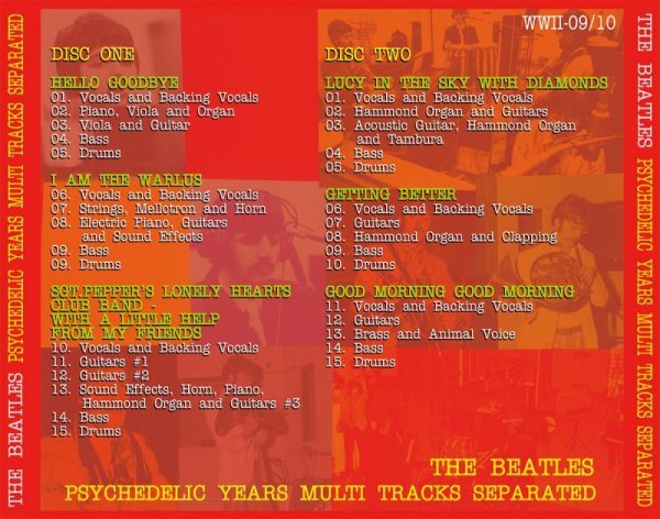 画像2: THE BEATLES / PSYCHEDELIC YEARS MULTI TRACKS SEPARATED 【2CD】 (2)