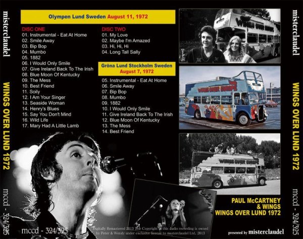 画像2: PAUL McCARTNEY / WINGS OVER LUND 1972 【2CD】 (2)