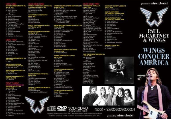 画像2: PAUL McCARTNEY / WINGS CONQUER AMERICA 【3CD+2DVD】 (2)