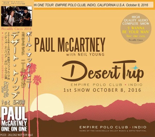 画像1: PAUL McCARTNEY / DESERT TRIP 1st SHOW 【2CD】 (1)