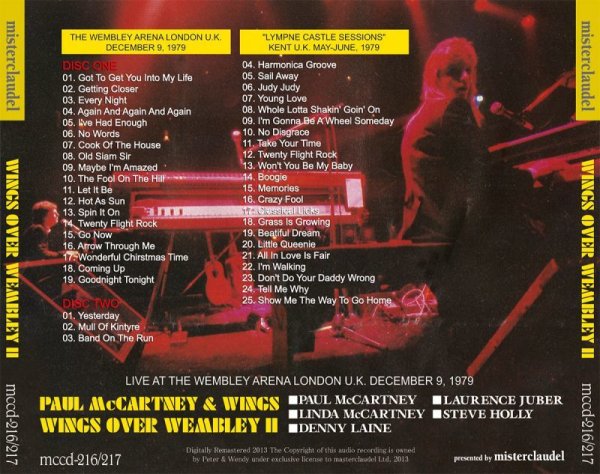 画像2: PAUL McCARTNEY / WINGS OVER WEMBLEY II 【2CD】 (2)