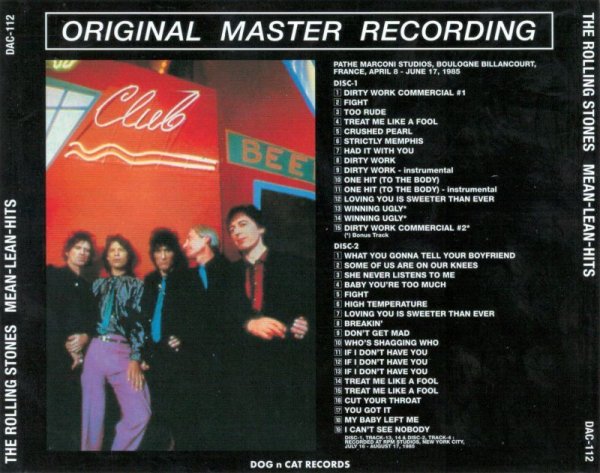 画像2: DAC-112 MEAN-LEAN-HITS 【2CD】 (2)