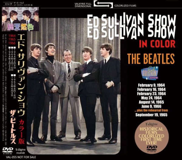 画像1: THE BEATLES / ED SULLIVAN SHOW IN COLOR 2DVD (1)