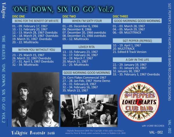 画像6: THE BEATLES / ONE DOWN, SIX TO GO Vol.2 【5CD】 (6)
