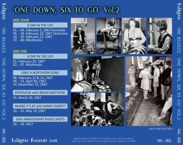 画像4: THE BEATLES / ONE DOWN, SIX TO GO Vol.2 【5CD】 (4)