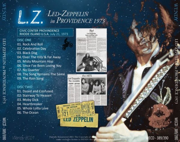 画像2: LED ZEPPELIN 1973 L.Z. IN PROVIDENCE 2CD (2)