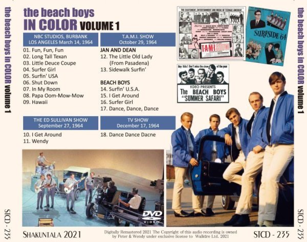 画像2: BEACH BOYS IN COLOR VOLUME 1 DVD (2)