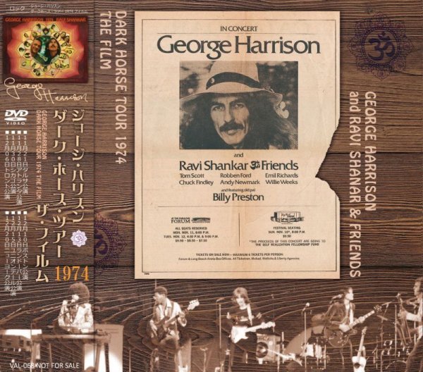 画像1: GEORGE HARRISON 1974 DARK HORSE TOUR THE FILM DVD (1)