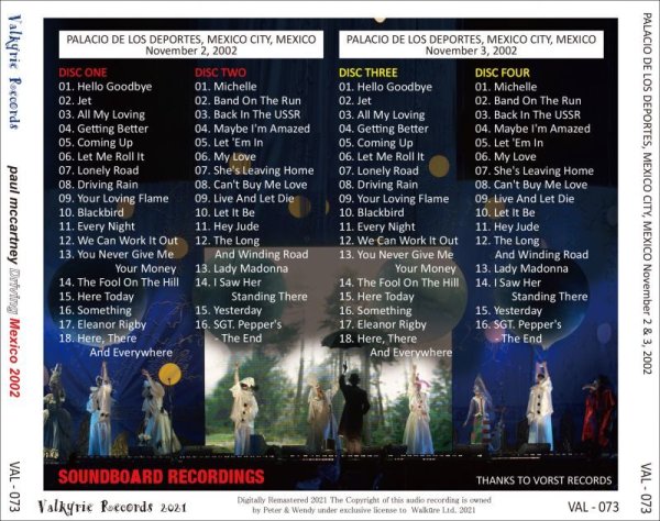 画像2: PAUL McCARTNEY 2002 DRIVING MEXICO 4CD (2)