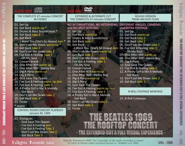 画像2: THE BEATLES 1969 THE ROOFTOP CONCERT THE EXTENDED CUT A FULL VISUAL EXPERIENCE CD+DVD (2)