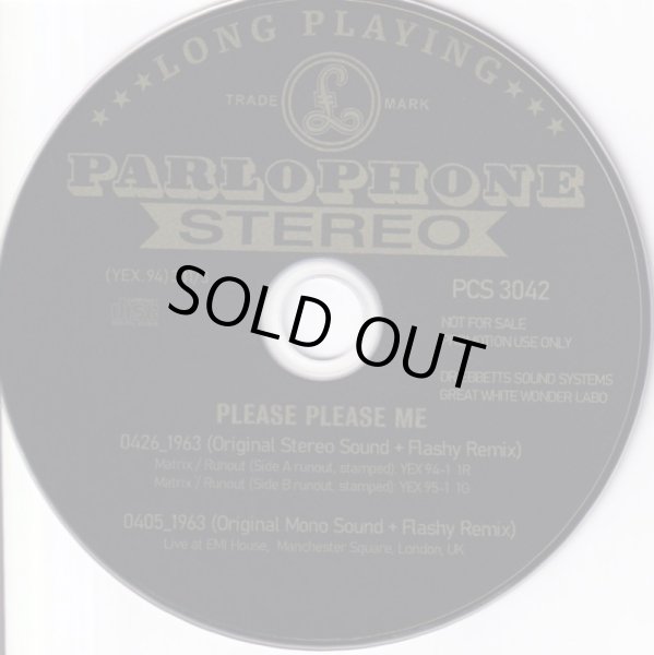 画像4: THE BEATLES / PLEASE PLEASE ME FLASHY PLEASE PLEASE ME GOLD PARLOPHONE STEREO +　FLASHY REMIX with EMI HOUSE 1963 CD (4)