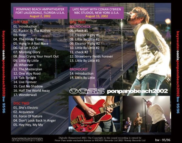 画像2: OASIS 2002 PONPANO BEACH 2CD (2)