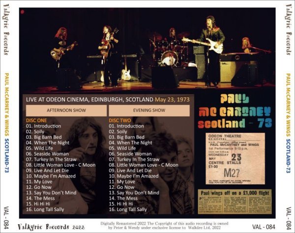画像2: PAUL McCARTNEY WINGS SCOTLAND 73 2CD (2)