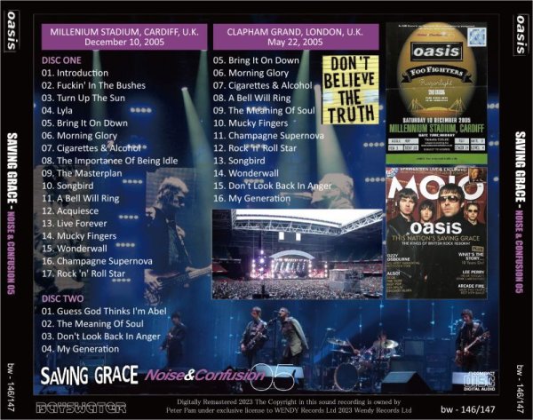 画像2: OASIS 2005 SAVING GRACE 2CD (2)