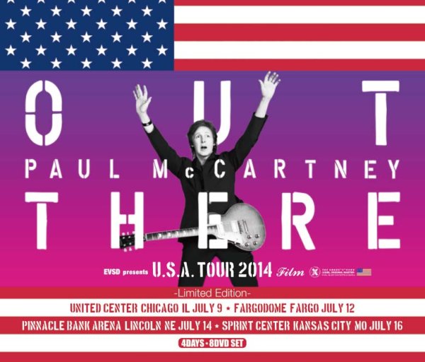 画像1: PAUL McCARTNEY 2014 OUT THERE U.S.A.TOUR FILM LIMITED EDITION 8DVD (1)