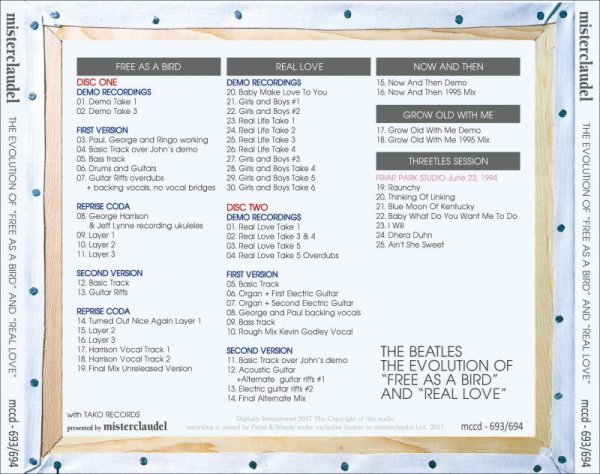 画像2: THE BEATLES / THE EVOLUTION OF "FREE AS A BIRD" and "REAL LOVE"  2CD (2)