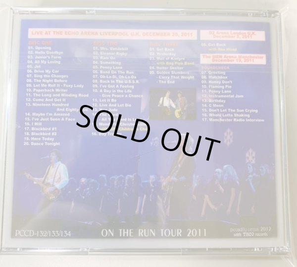 画像2: PAUL McCARTNEY 2011 ON THE RUN LIVERPOOL 3CD (2)