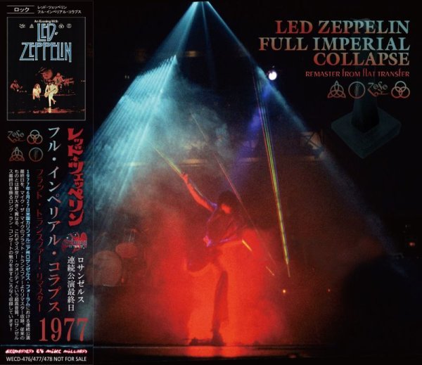 画像1: LED ZEPPELIN 1977 FULL IMPERIAL COLLAPSE remaster from flat transfer 3CD (1)