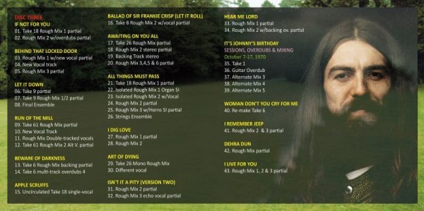 画像4: GEORGE HARRISON ALL THINGS MUST PASS SESSIONS II 3CD (4)