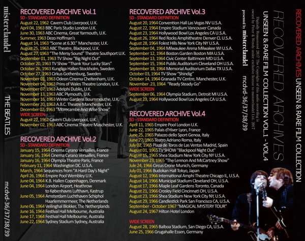 画像2: THE BEATLES / RECOVERED ARCHIVES unseen & rare film collection 【4DVD】 (2)