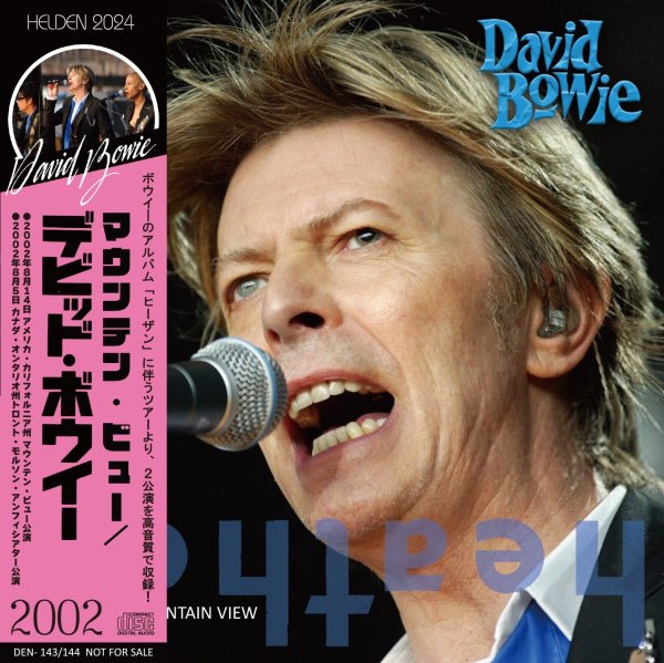 画像1: DAVID BOWIE 2002 MOUNTAIN VIEW 2CD (1)