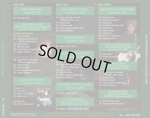 画像2: OASIS 1999 MILLENNIUM COUNTDOWN 3CD (2)