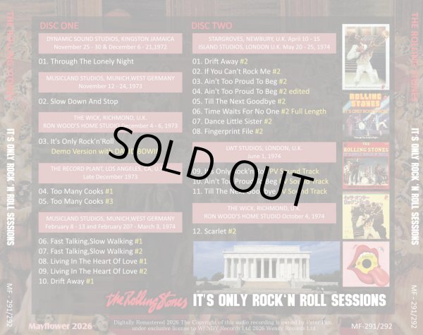 画像2: THE ROLLING STONES IT'S ONLY ROCK 'N ROLL SESSIONS 2CD (2)
