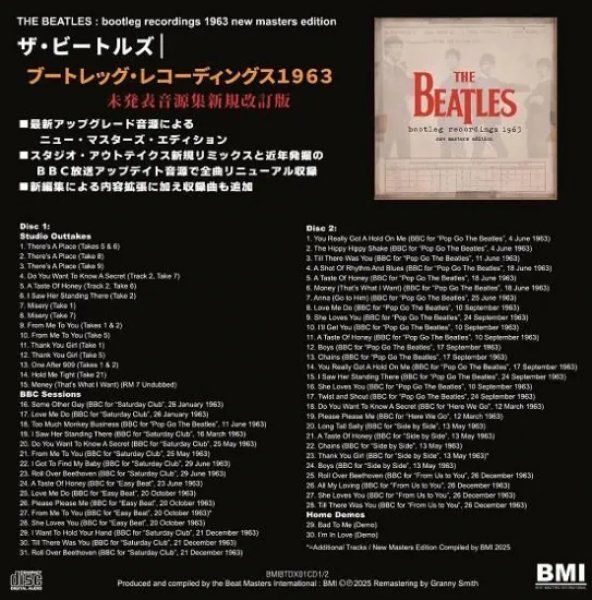 画像2: THE BEATLES / BOOTLEG RECORDINGS 1963 : NEW MASTERS EDITION (2CD) (2)