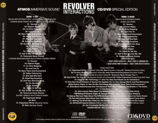 画像2: THE BEATLES/ REVOLVER INTERACTIONS - ATMOS IMMERSIVE SOUND (CD+DVD) (2)