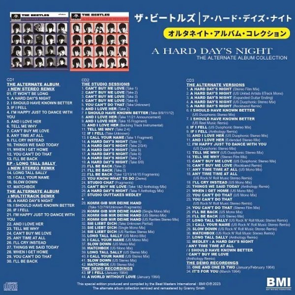 画像2: THE BEATLES / A HARD DAY'S NIGHT : THE ALTERNATE ALBUM COLLECTION (3CD) (2)
