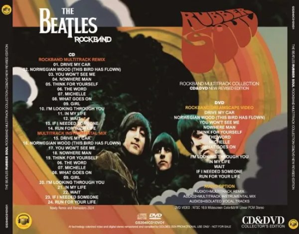 画像2: THE BEATLES / RUBBER SOUL : ROCKBAND MULTITRACK COLLECTION (CD+DVD) (2)