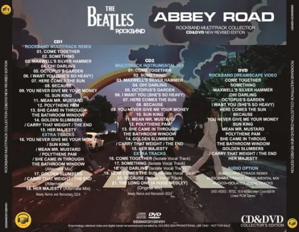 画像2: THE BEATLES / ABBEY ROAD : ROCKBAND MULTITRACK COLLECTION (2CD+DVD) (2)