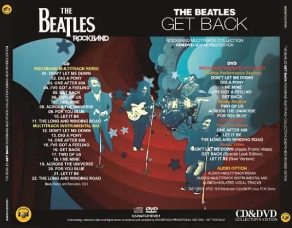 画像2: THE BEATLES / GET BACK : ROCKBAND MULTITRACK COLLECTION (CD+DVD) (2)