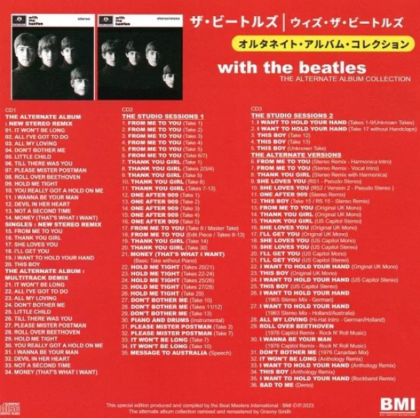 画像2: THE BEATLES / WITH THE BEATLES : THE ALTERNATE ALBUM COLLECTION (3CD) (2)