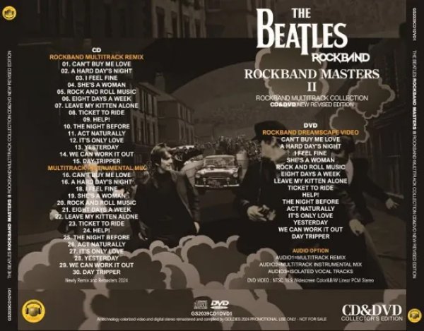 画像2: THE BEATLES / ROCKBAND MASTERS II : ROCKBAND MULTITRACK COLLECTION (CD+DVD) (2)